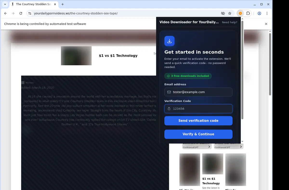 Yourdailypornvideos Video Downloader screenshot 4